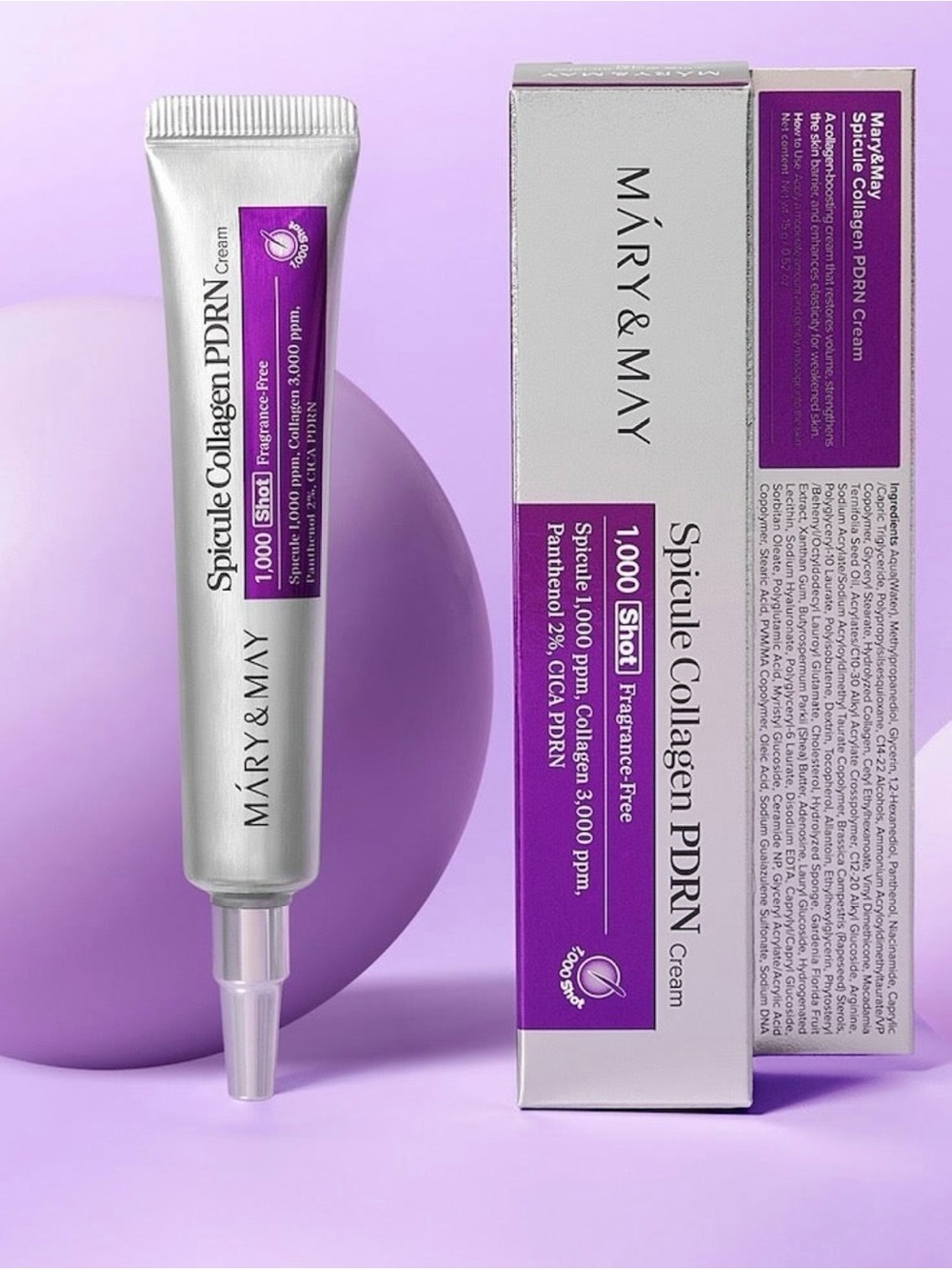 MARY & MAY Spicule Collagen PDRN Cream - 15g NEW
